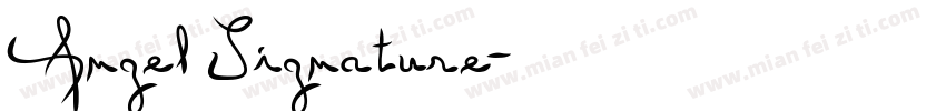Angel Signature字体转换
